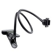 Webcam Stand 25 Inch Flexible Desk Mount Clamp Gooseneck Stand for Webcam