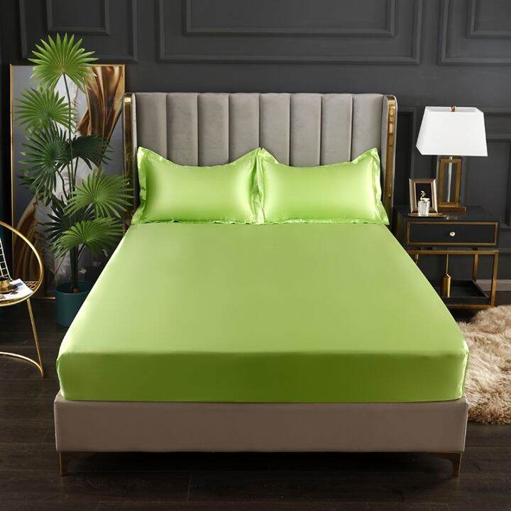 rayon-fitted-sheet-solid-color-mattress-cover-high-quality-elastic-band-white-bed-sheet-double-queen-size-bedsheet-140x200