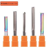 【DT】hot！ 1piece 3.175mm 4mm 6mm 8mm Flutes Straight Slot End Milling Cutter Wood Engraving Carbide Endmills