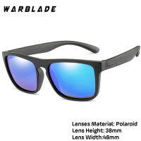 WarBlade แว่นตาทรงสี่เหลี่ยมเด็กแบบใหม่ซิลิก้าแว่นกันแดดอ่อน,แว่นตาแบรนด์เด็กหญิงเด็กชายกรอบโพลาไรซ์2019แว่นกันแดดเด็กทารก UV400กันแตก