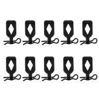 10Pcs Body Clip Retainer Shell Fixed Buckle Lock AXI206000 for Axial SCX24 TRX4M 1/18 1/24 RC Crawler Car Parts Accessories Supplies 1