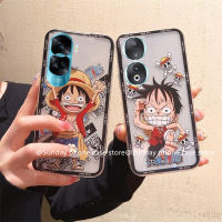 เคส Phone Case Honor90 Honor 90 Lite 70 X8a X7a X9 X8 X5 4G 5G เคสโทรศัพท์ ใหม่ลายการ์ตูนลูฟี่ราชาขโมยแบบอินเทรนด์กันการกระแทกฝาหลังนิ่ม Cover 2023