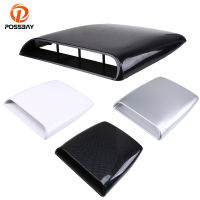 Universal Car Air Intake Flow Hood Vent 3D Outlet Stickers Scoop Turbo Bonnet Hood Exterior Decoration Carbon Fiber Look Cover