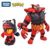 [HOT ZHLSWKCXKLKWHG 543] ใหม่2 Takara Tomy โปเกมอนอะนิเมะตัวละครเตาเผาขยะแผ่ Torracat สัตว์ตุ๊กตายัดตุ๊กตาเด็กของเล่นของขวัญวันเกิด