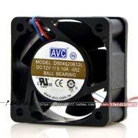 AVC Qihong 4cm 4020 12V 0.10A DS04020B12L 3 Wire Dual Ball Cooling Fan