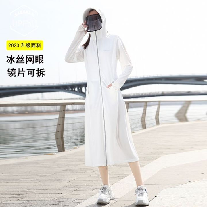 ice-silk-sunscreen-womens-long-section-2023-summer-new-thin-section-whole-body-uv-protection-loose-hooded-breathable-sunscreen-clothing