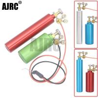 2pcs Aluminum Alloy Oxygen Acetylene Bottle For 110 RC Crawler 114 Tamiya RC Truck TRX4 G500 TRX6 G63 Axial SCX10 Yikong