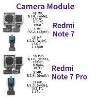 สำหรับกล้องหลัง Xiaomi ด้านหน้าและด้านหลังของแท้ Redmi Note 7 Pro โมดูลกล้องหันหน้าหลักสายเคเบิลงอได้อะไหล่สำรอง