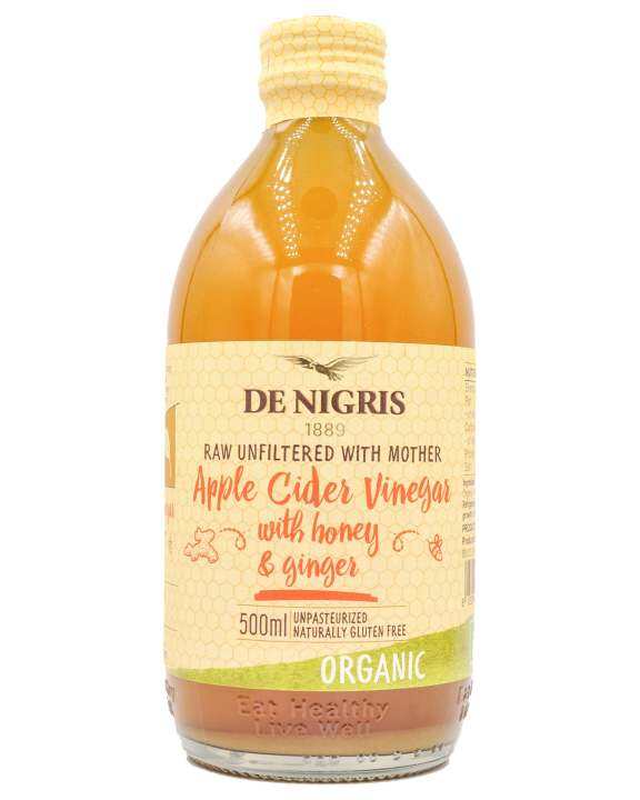 De Nigris Organic Apple Cider Vinegar Honey & Ginger (500ml) Lazada PH