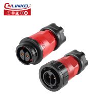 Cnlinko YM20 Plastic Industrial M20 Circular Connector 2 3 4 5 7 9 12 14 Pin Waterproof Electrical Panel Aviation Connectors