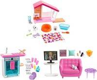 Barbie Indoor Furniture  ชุดเฟอนิเจอภายในบ้านบาบี้ และของตกแต่งอีกมากมาย FXG33