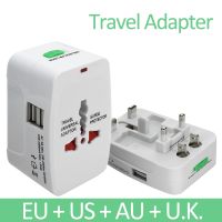 Multifunction AU US JP Converter Charger USB Port International Plug Al