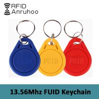 10PCS FUID Smart Chip Tag RFID One-Time Copy Clone Keychain 13.56Mhz 0 Sector Writable Badge NFC Access Control Card TV Remote Controllers