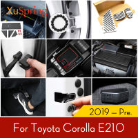 รถสำหรับ Toyota Corolla 2019 2020 2021 2022 E210ประตูหยุด Stopper ป้องกัน Armrest คอนเทนเนอร์กล่อง Refit Cover