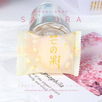 พุดดิ้ง พุดดิ้งเยลลี่ (20-40ชิ้น) Sakura jelly ปีโป้ พุดดิ้ง รสซากุระพีช???เยลลี่พีช พุดดิ้งพีช ปีโป้พีช