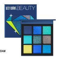 ♗﹉❐ 9 Color matte Eyeshadow Eye Makeup Waterproof Mineral Powder Shimmer Eye Shadow Make up Palette Cosmetics For Women