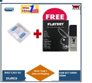 Mua 1 Chiếc Bao cao su Durex tặng chai xịt Playboyy