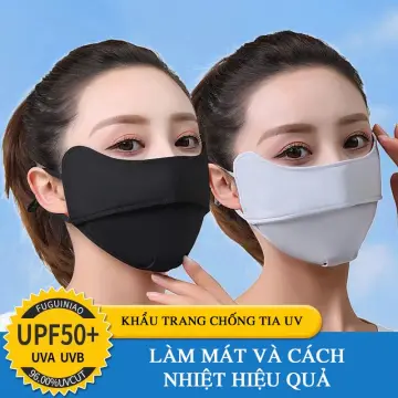 Loại khẩu trang che kín mặt nào phù hợp để chống nắng khi chạy xe đạp hoặc đi phượt?
