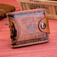 1pcslot Men pu leather Wallet Dollar Price Wallet Casual Money clip urse Bag Credit Card Holder short wallet