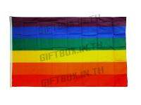 ธงเพศเดียวกัน ธงเกย์ ธงเลสเปี้ยน สาวประเภทสอง  Ranbow Flag LGBT ขนาด 150x90cm จัดส่งโดย kerry