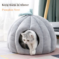 Soft Plush Bed Furry Warm Kennels Kitten Sofa Cat Cushion Bag Houses Mat Nesk Basket Cage Crate Puppy Dog Cave Supplies