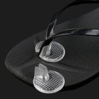 ♧☢▽ 1Pair Soft Silicone Flip Gel Cushions Pads Toe Protectors Thong Sandal Flop Gel Inserts Guards Insoles Shoes Grip Pads