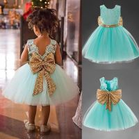 Girl Dress White Scallop Girls Little Girls Princess Dress Tutu Fluffy 1 2 3 4 5 Years Children Casual Wear Kids Clothes