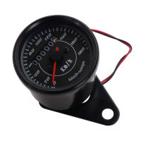 Universal รถจักรยานยนต์ Speedometer Double Color ไฟ LED เครื่องวัดระยะทาง Speed Meter Gauge Mile สำหรับ Cafe Racer Motorbike