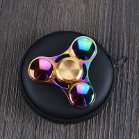 Hot Colorful Rainbow Fidget Spinner Metal Hand Spinner About 5 Minutes For Autism Rotation Anti Stress Toys Kids Children