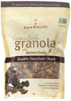 Erin Bakers Granola Double Chocolate Chunk เอริน เบเกอร์ กราโนล่า ดับเบิ้ล ช็อคโกแลต ชั้ง 340g.