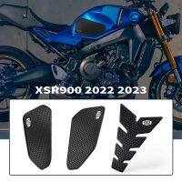 XSR900ใหม่รถมอเตอร์ไซค์สำหรับ Yamaha XSR 900 Xsr900 2022สติกเกอร์ปลอกปกป้องเข่าถังพื้นผิว2023รูปลอกที่หัวเข่าแผ่นกันกระแทกน้ำมัน