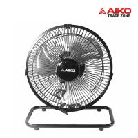 AIKO พัดลม ไอโกะ TURBO รุ่น AVF-210 ขนาด 10" สีดำ ส่ายได้ ใบพัดอลูมิเนียม *รับประกัน 2 ปี* มอก. 934-2558