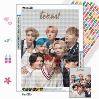 DIY 5D Kpop Ateez Diamond Painting Art Poster Embroidery Handicraft Full SquareRound Cross Stitch Kits Gift For Home Decor