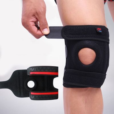 1PC Sports Knee Pads Pala Guards Gym Joint Protector Wrap 4 Springs Support