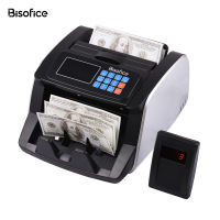 Bisofice เครื่องนับเงินเครื่องตรวจนับธนบัตรปลอมเครื่องตรวจธนบัตรโหลดทางด้านบนอัตโนมัติพร้อม UV MG IR สำหรับแบงค์ดอลลาร์ยุโรปเพิ่มและโหมดแบทช์เหมาะสำหรับร้านค้าร้านขายของชำร้านอาหารโรงแรมขนาดเล็ก