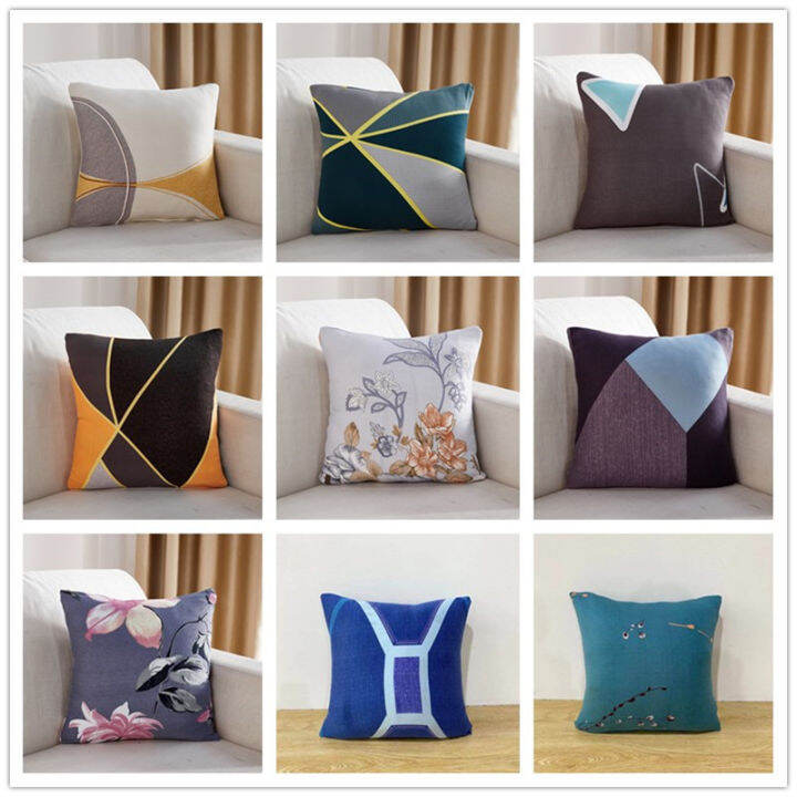 Square Throw Pillow Black Gold Design Cute Home Cushion Simplicity Soft