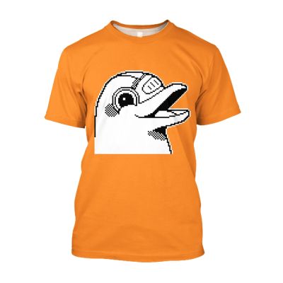 Flipper Zero Hacker Dolphin Tshirt 3D พิมพ์ผู้ชายผู้หญิงเสื้อยืด Unisex ขนาดใหญ่เสื้อ T ลำลองแฟชั่นเสื้อผ้าแห้งเร็ว Tees