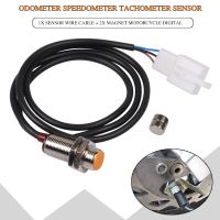 Motorcycle Odometer Sensor Cable Durable Digital Speedometer Magnetic Sensor Wire Replacement Kit With 2 Magnets Universal Parts