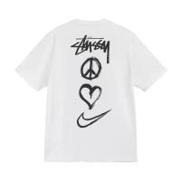 2023 FOR❡▪ Anti-war love Stussy 22 Ss Nrg Ss Tee joint printing round collar short sleeve T-shirt mens and womens coat