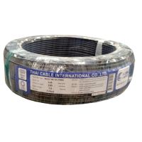 "sale"Global Cable สายไฟ THW IEC01 1x6 100เมตร สีดำ"ส่งด่วนทุกวัน"