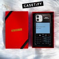 Original Urban Sophistication Casetify ของขวัญกล่อง BB Talk Customizer ปลอก For iPhone 7 8 Plus 7 + 8 + X XS XR 11 13Pro 12 13 Pro Max SE 2020 ซิลิโคนนุ่มใสเคส TPU