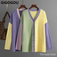 ❅✻ GIGOGOU Designer Oversized Cardigan Sweaters Highstreet Breasted Woman Cardigans Knit Female Jumpers Top Coat