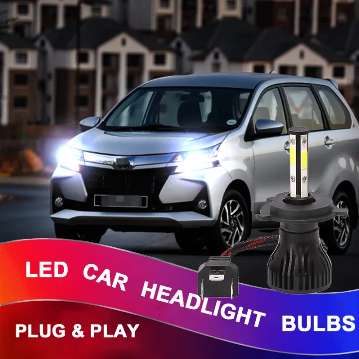 FOR Toyota Avanza (1st Gen) 20032011 (Head Lamp) Pair Bulbs H4 LED