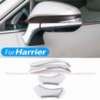 For Toyota Harrier 2020 2021 2022 Car Essories Venza Rearview Mirror Cover Decoration ABS Plating Decoration Car Styling