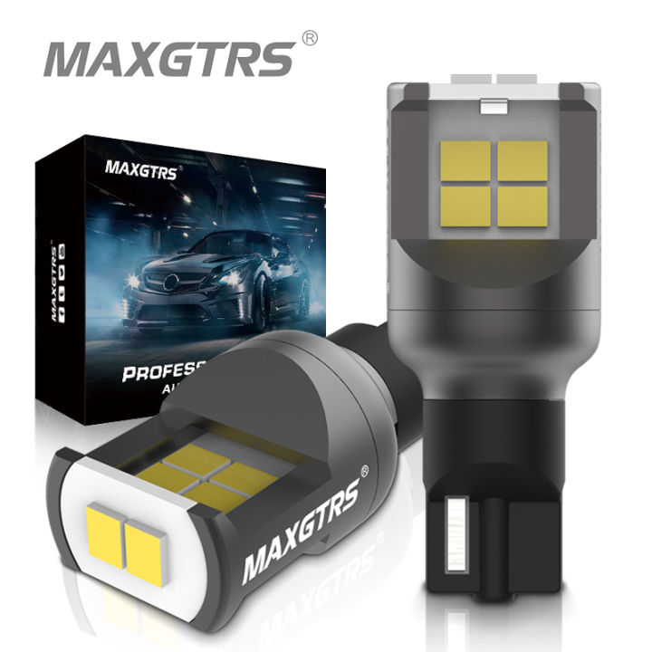 LED Car Lights Bulb  MAXGTRS - 2× Flash Strobe T10 W5W LED Bulbs