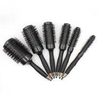 【CW】 Anti-static hair comb Temperature aluminum Iron Round Comb 6 Size Hair Tools