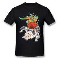 Okami - Amaterasu เสื้อยืดผู้ชายทรงสั้น