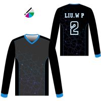 Customize Autumn Long Sleeve Badminton Jersey Breathable Men Women Training T-Shirt Table Tennis Sports Clothes Pingpong Sport