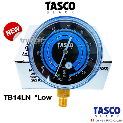 หัวเกจวัดน้ำยาแอร์ TASCO BLACK Series TB14LN "New สำหรับ R32 R410a แบบ Low ใช้ทดแทนตามรุ่นขนาด สินค้าคุณภาพมาตฐานจากญี่ปุ่น