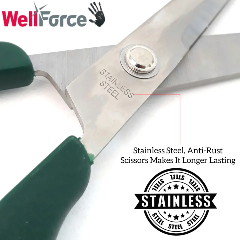 Wellforce 11Inch Professional Carpet And Wallpaper Sharp Scissors